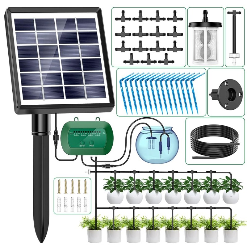 Kit de irrigação solar intelig - Urban Farming System avaliação e preço